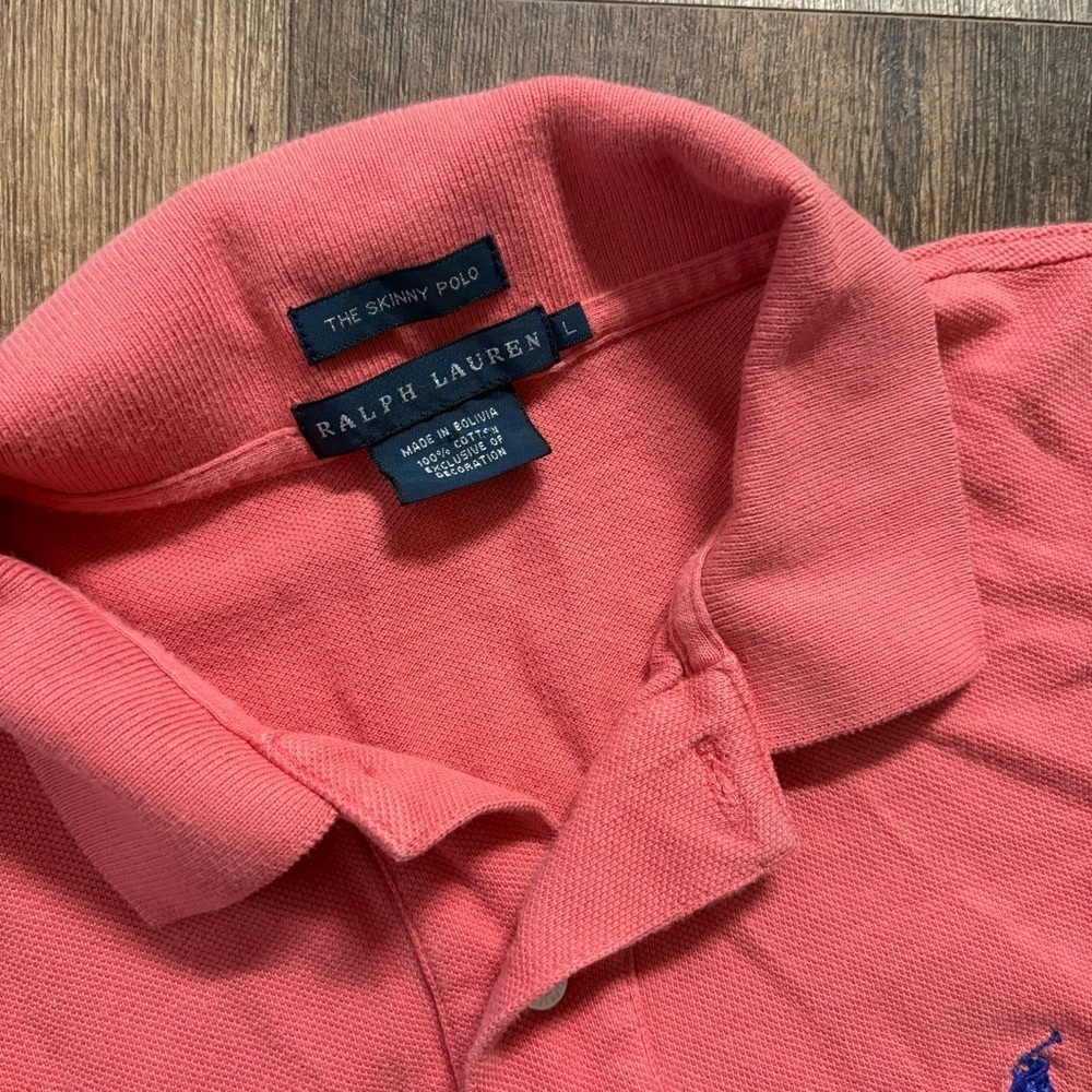 Ralph Lauren the skinny polo pink - Picture 2 of 2